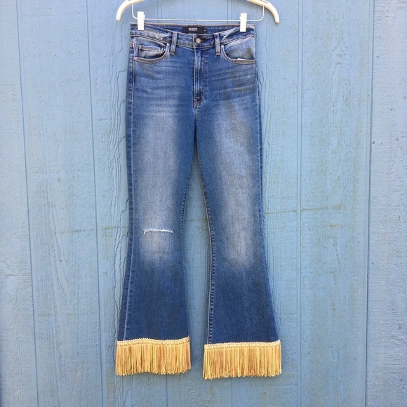 Hudson Women's Size 27 Holly Flared Denim Blue Jeans - Picture 1 of 7